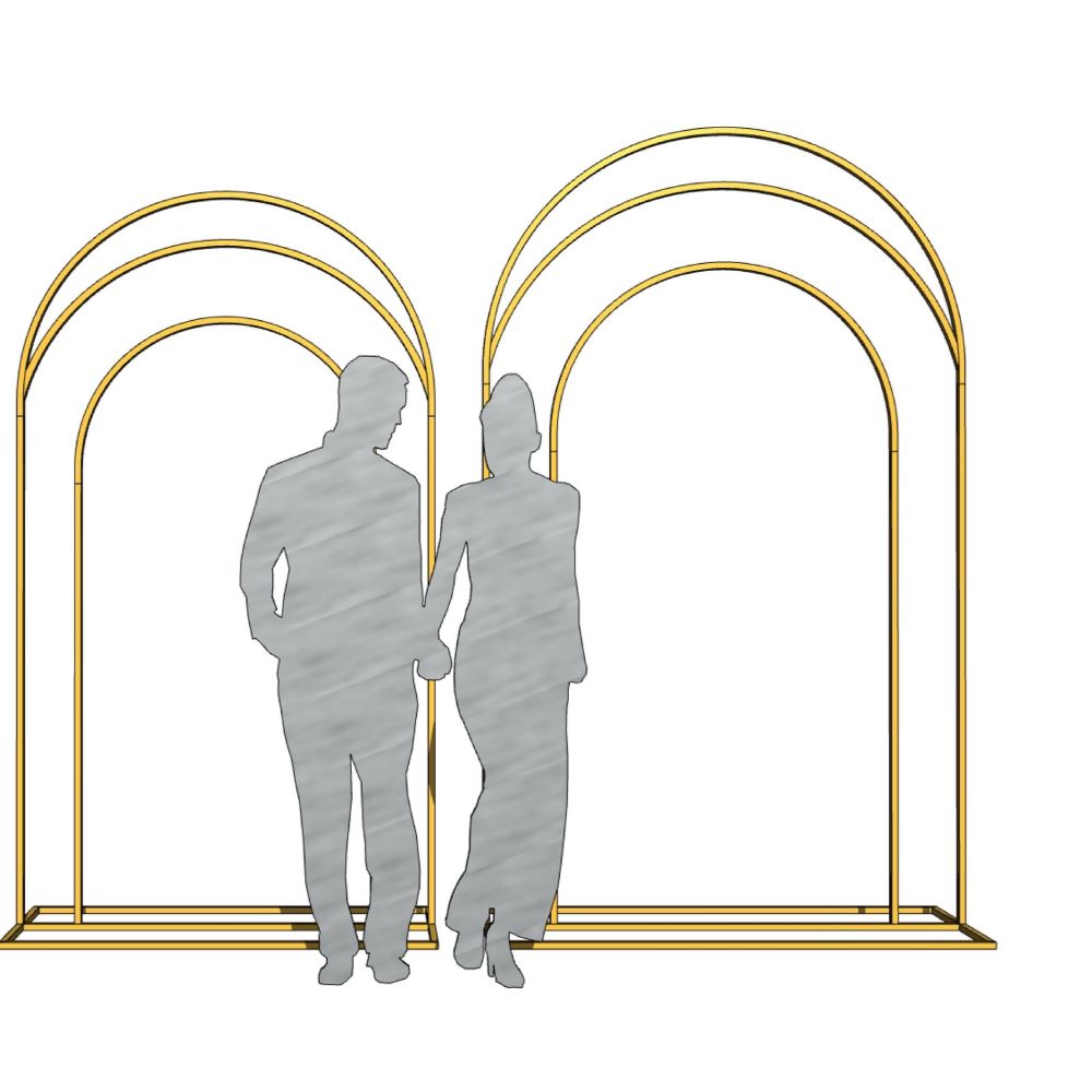 Металл. Арка 3 свода